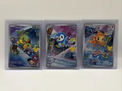 Pokemon 2026 First Partner Illustration Series 1 Promos Turtwig Chimchar Piplup - Image 1