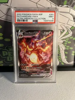 Pokemon Charizard VMAX SWSH261 SWSH Promo Holo PSA 9 Ultra-Premium 2022 - Image 1