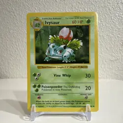 Pokemon Ivysaur 030/102 Base Set Shadowless Uncommon 60 HP Vine Whip Poisonpowd… - Image 1
