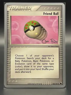 Pokemon TCG Friend Ball #126/144 (Chris Fulop) 2004 World Championship Mint. - Image 1