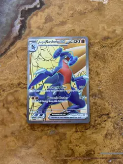Pokemon Cynthia's Garchomp EX SVP 204 Promo Full Art Holo 330 HP - Image 1
