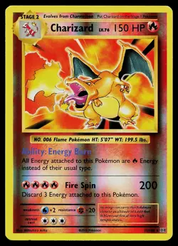 Pokemon Card - Charizard Evolutions 11/108 Reverse Holo Rare 2016 - Image 1