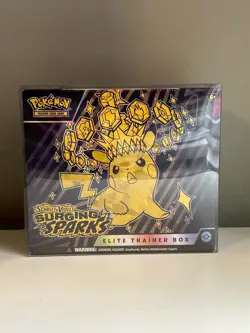 Pokemon TCG: Scarlet & Violet Surging Sparks Elite Trainer Box ETB New & Sealed - Image 1