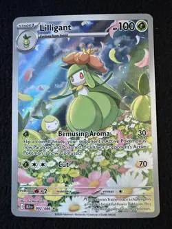 Lilligant 092/086 Sv: Pokemon Black Bolt Holo Near Mint (NM) TCG Fast Shipping - Image 1