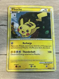Pokemon TCG Black Star Promo Pikachu Holo Card HGS503 - Image 1