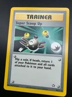 Super Scoop Up 98/111 Uncommon Neo Genesis Unlimited Pokemon WOTC NM 2000 - Image 1