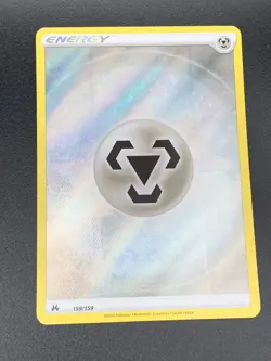 Metal Energy - 159/159 - Full Art Ultra Rare Crown Zenith Pokemon NM - Image 1