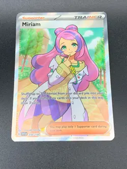 Miriam - 238/198 - Full Art Secret Rare Scarlet & Violet Pokemon NM 2023 - Image 1