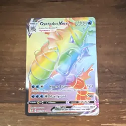 Pokemon Gyarados VMAX Secret Rare Full Art Holo 207/203 Evolving Skies HP 330 - Image 1