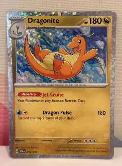 Dragonite Holo 12/15 New 2025 McDonalds Happy Meal Pokemon Dragon Discovery - NM - Image 3