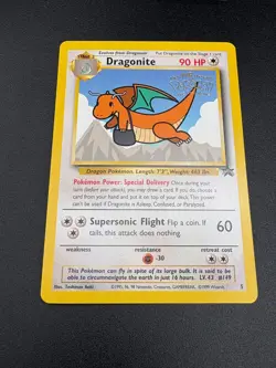 Dragonite 5 1999 WB Movie Black Star Promo Rare WOTC Nintendo Pokemon NM - Image 1