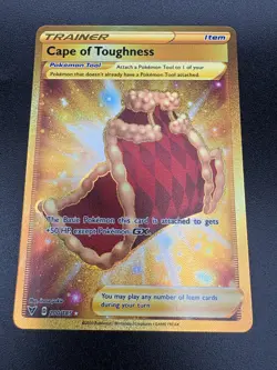 Cape of Toughness 200/185 Secret Rare Sword & Shield: Vivid Voltage Pokemon NM - Image 1