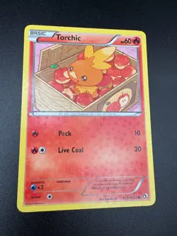 Torchic - RC5/RC25 - Black & White 11: Legendary Treasures Pokemon NM 2013 - Image 1
