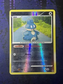 Pokemon Munchlax 33/130 -Diamond & Pearl Reverse Holo - Image 1
