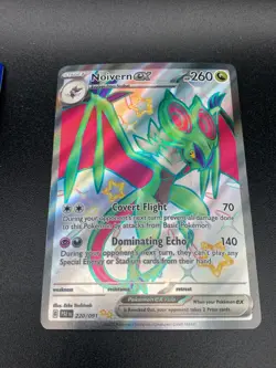Noivern ex 220/091 Shiny Ultra Rare Scarlet & Violet: Paldean Fates Pokemon NM - Image 1