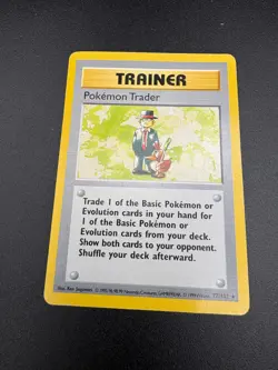 Pokemon Trader 77/102 - Rare Base Set Shadowless HP Pokemon - Image 1