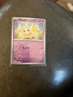 Pokemon Paldean Fates 038/091 Fidough Cosmos/Reverse Holo Costco EXCLUSIVE - Image 1