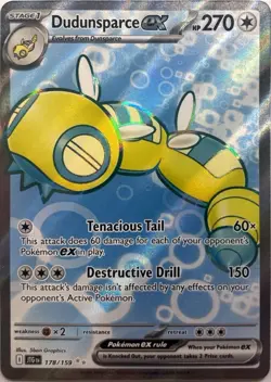 Dudunsparce ex 178/159 Ultra Rare Journey Together Near Mint - Image 1