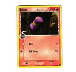Pokemon Ekans (Delta Species) 47/101 Dragon Frontiers Common NM - Image 1