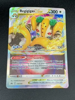 Regigigas VSTAR - 114/159 - Ultra Rare Crown Zenith Pokemon NM 2023 - Image 1
