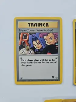 WOTC Vintage Pokemon - Team Rocket Set - 3 Card Rare Lot - Image 2