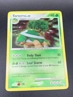 Torterra - 17/130 - Holo Rare Diamond & Pearl Pokemon 2007 LP - Image 1