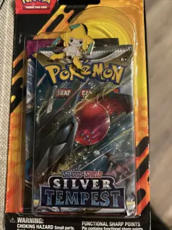 Pokemon Sword & Shield Silver Tempest 2-Pack Blister with Victini Pin - Image 1