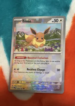[NEAR MINT] Eevee Master Ball Pattern 074/131 Prismatic Evolutions Pokemon - Image 1