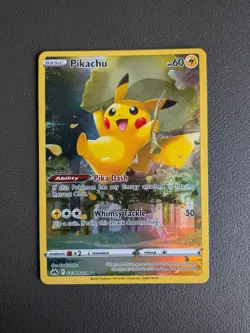 Pikachu GG30/GG70 Crown Zenith: Galarian Gallery Full Art Holo Pokemon TCG - Image 1