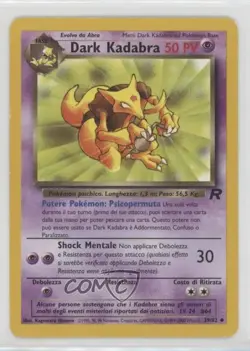 Dark Kadabra Italian Pokemon Team Rocket #39 2000 - Image 1
