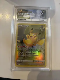Pikachu GG30/GG70 Galarian Gallery Pokemon TCG Crown Zenith Ace 9 - Image 1