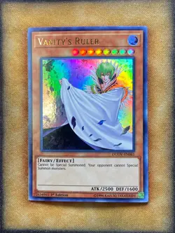 Yugioh Vanity's Ruler DUOV-EN061 Ultra Rare 1st Ed LP - Image 1