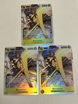 3X ONE PIECE TCG Borsalino EB04-058 SR Adventure On Kami’s Island OP15 Mint - Image 1