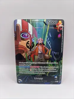 One Piece Royal Blood Usopp OP10-042 Parallel Alternate Alt Art Leader NM - Image 1