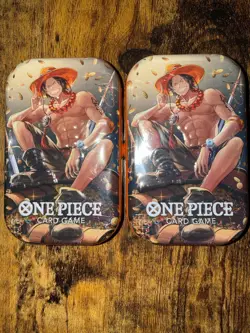 One Piece TCG Tin Set Volume 2 (TS-02/OP-13) New/Factory Sealed - Ace Promo x2 - Image 1