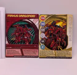 Bakugan Battle Brawlers New Vestroia Complete 7 in 1 Maxus Dragonoid With Cards - Image 5