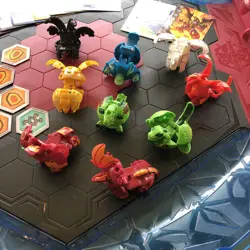 Lot Of 9 Bakugan Battle Brawlers Variety Vintage Random with Stadium & Cards! - Image 2