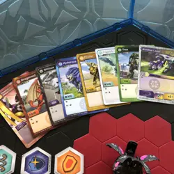 Lot Of 9 Bakugan Battle Brawlers Variety Vintage Random with Stadium & Cards! - Image 4