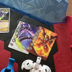 Lot Of 9 Bakugan Battle Brawlers Variety Vintage Random with Stadium & Cards! - Image 5