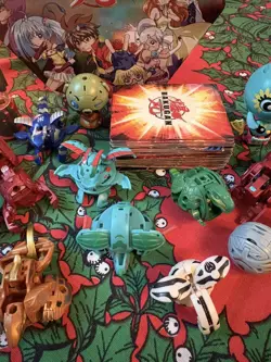 Bakugan Battle Brawlers Lot *19 Pieces With Tin + Cards* - Image 2