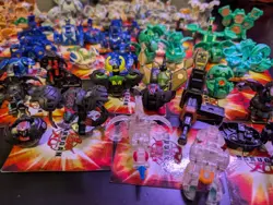 Massive Lot Of 89 Bakugan Battle Brawlers With Cards And Accessories - Image 2