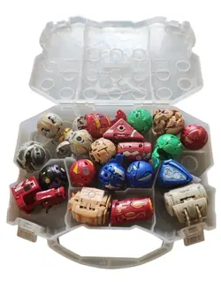 Bakugan Battle Brawlers Lot Of 20 With Carrying Case NO CARDS - Image 2