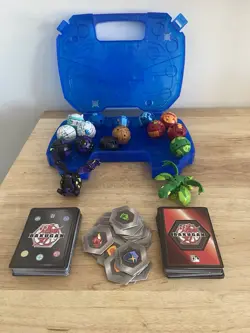 Lot x16 Bakugan Battle Brawlers With Carry Case & Cards - VGC - Image 2