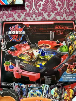 Bakugan Battle Brawlers Bundle of 19 x Figures With Tin & Cards bruiser arena - Image 5