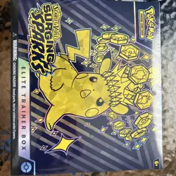 Pokemon TCG Scarlet & Violet Surging Sparks Pokemon Sealed Elite Trainer Box ETB - Image 1