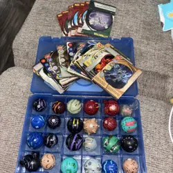Mixed Lot Of Bakugan Battle Brawlers With Mixed Lot Of Cards Pre Owned - Image 1