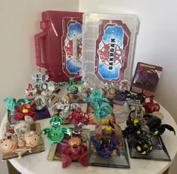 Bakugan Battle Brawlers X 30 With Collector’s Cases And Magnetic Cards - Image 1