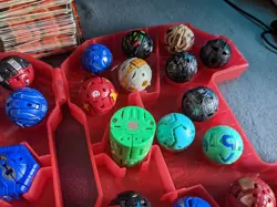 Bundle of 32 Bakugan Battle Brawlers With Case And Massive Lot Of Cards - Image 4