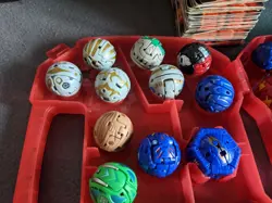 Bundle of 32 Bakugan Battle Brawlers With Case And Massive Lot Of Cards - Image 3