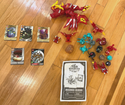 Bakugan Battle Brawlers Mixed Lot with Cards And Dragonoid Colossus - Image 1